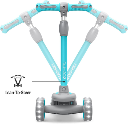 Gleam Kids Kick Scooter - Light Up Your Ride with LED Wheels, Adjustable Handlebar, and Enhanced Stability for Ages 3+