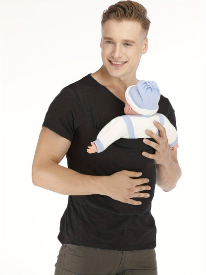 Papa Pouch Tee: Carry Close, Bond Closer - The Little Big Store