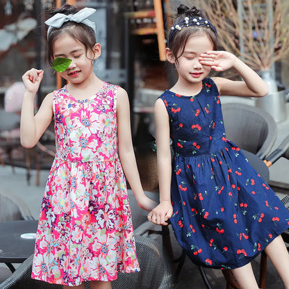 ☁️ BreezyBelle™ Cotton Princess Dress for Girls 🌼