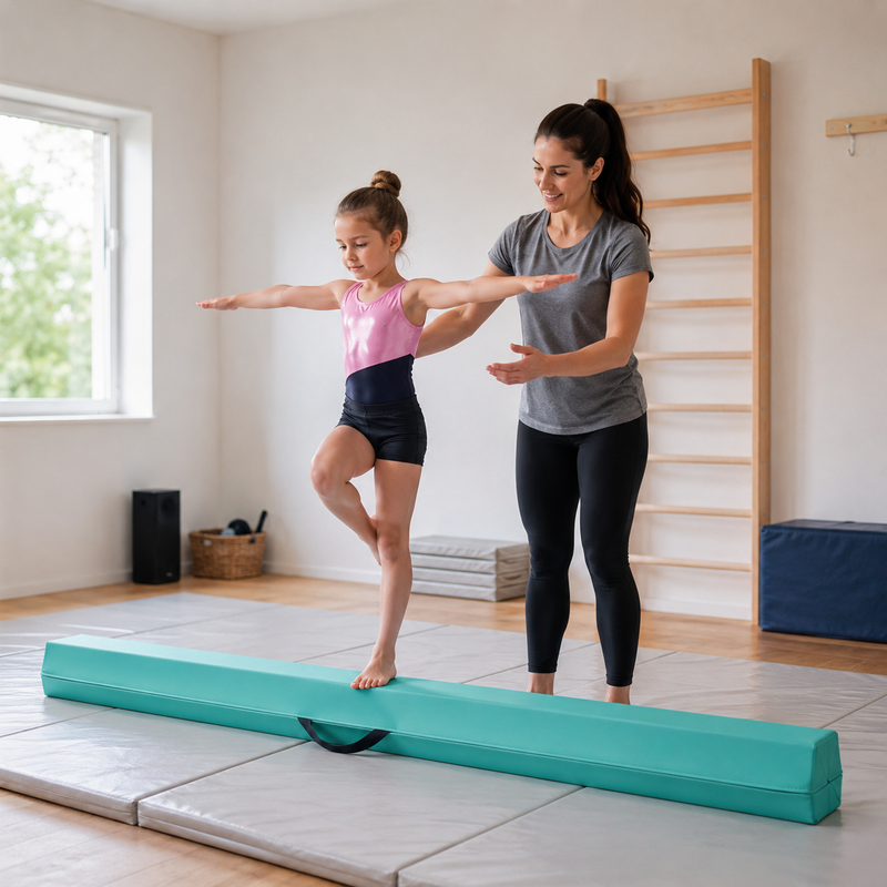 Folding Gymnastics Balance Beam – 92.5 in