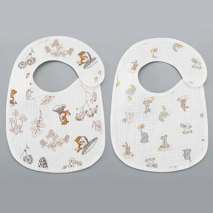 Thin Kids' Bib - Pure Cotton Waterproof Gauze Towel