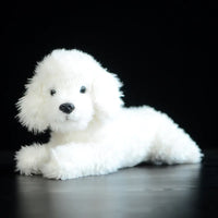 Plush Simulation White Teddy Dog Doll - The Little Big Store