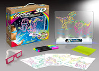 🌈 DoodleBeam™ 3D Flash Drawing Board ✨🖍️ – Light-Up Art Fun in Full Color!