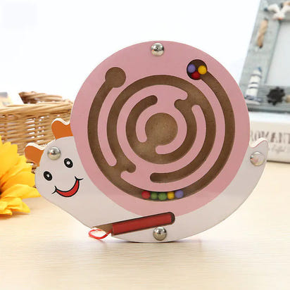 🧲 Woodland Maze Quest – Magnetic Drawing Toy for Cognitive Skills! 🌲🎨