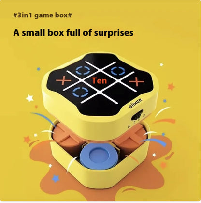 Qike Super Tic-Tac-Toe All-in-One Chess Collection - Fun & Educational Electronic Toy for Kids - The Little Big Store