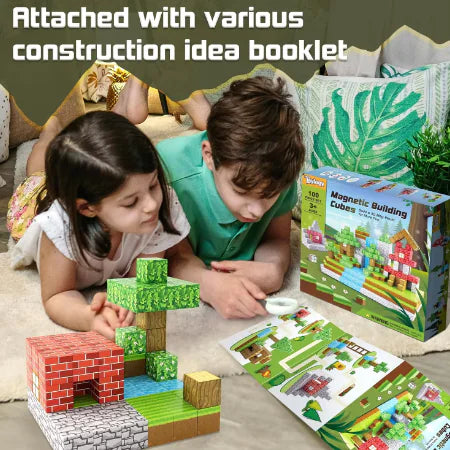 DIY Magnetic Building Blocks Set for Kids, Ages 3+ - The Little Big Store