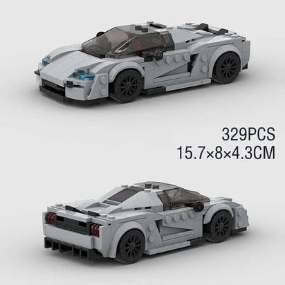 MOC 911 MK4 Supra Speed Champions Racing Car - The Little Big Store