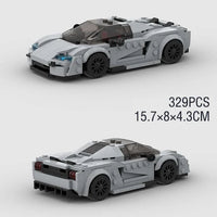 MOC 911 MK4 Supra Speed Champions Racing Car - The Little Big Store