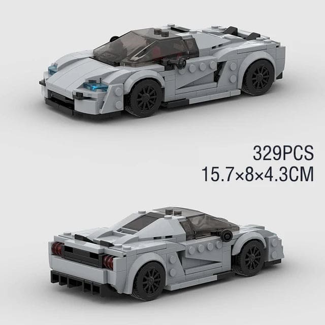 MOC 911 MK4 Supra Speed Champions Racing Car - The Little Big Store