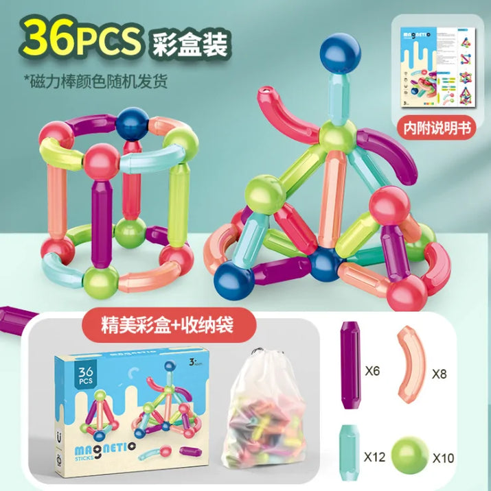 Magnetic Constructor Block Designer Toy Set - The Little Big Store