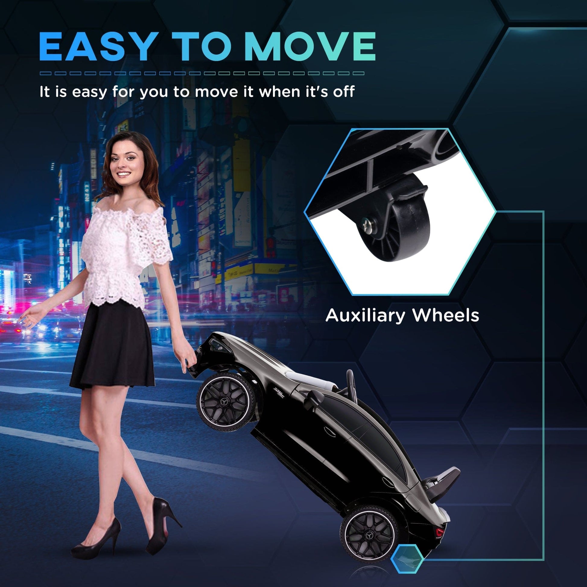 Mercedes Magic Ride for Kids - The Little Big Store