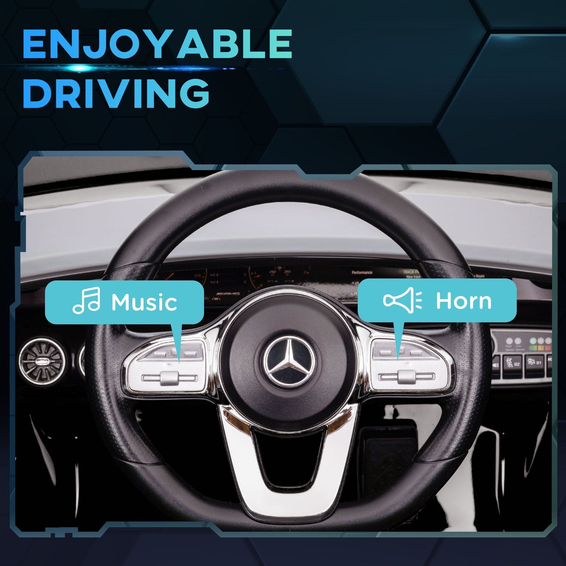 Mercedes Magic Ride for Kids - The Little Big Store