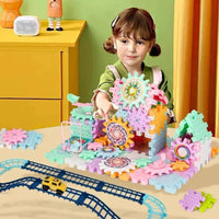 Children's Electric Gear Revolving Building Blocks Toy - The Little Big Store