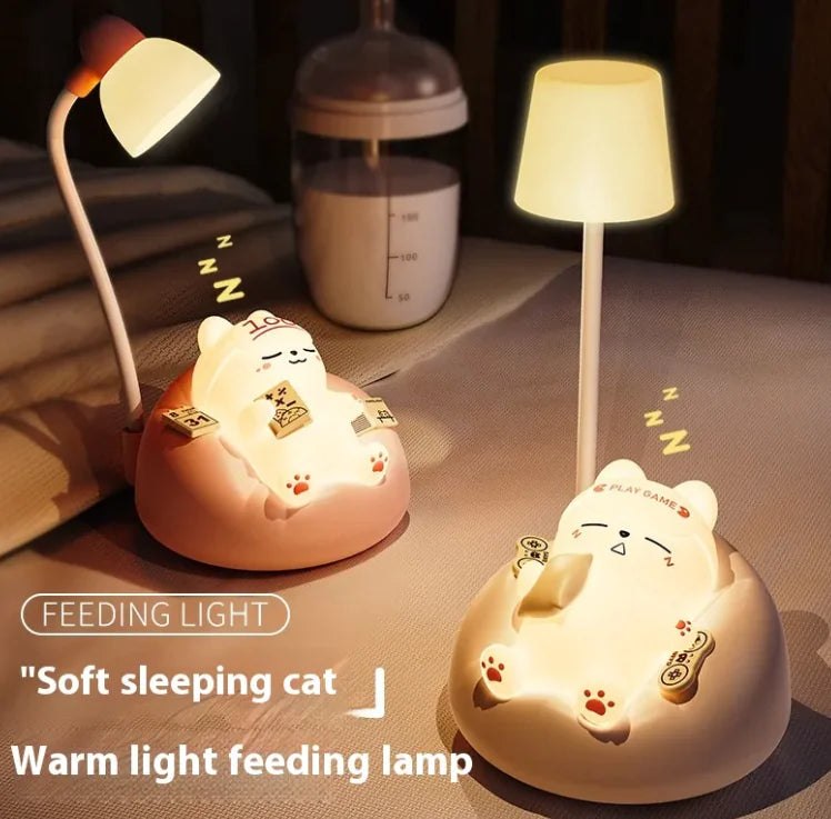 Sleeping Cat Small Night Lamp - The Little Big Store