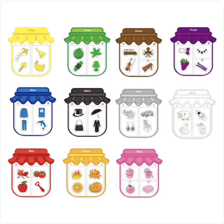 Colorful Magnetic Alphabet Learning Toys for Kids - Refrigerator Magnets Educational Game - The Little Big Store