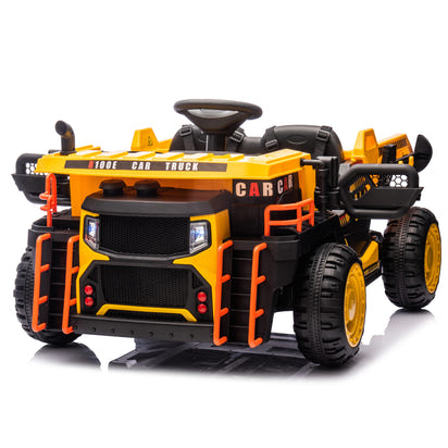 Kids 24V 2-Seater Ride On Car with Parental Control & 400W Motor on whiite backgound