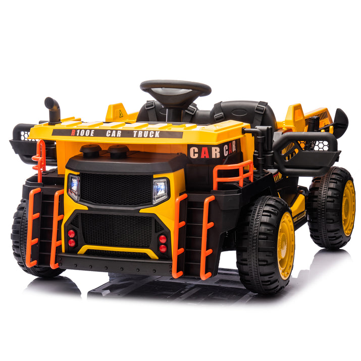 Kids 24V 2-Seater Ride On Car with Parental Control & 400W Motor on whiite backgound