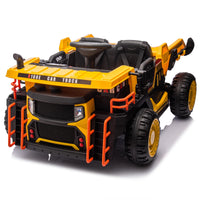 Kids 24V 2-Seater Ride On Car with Parental Control & 400W Motor on white background