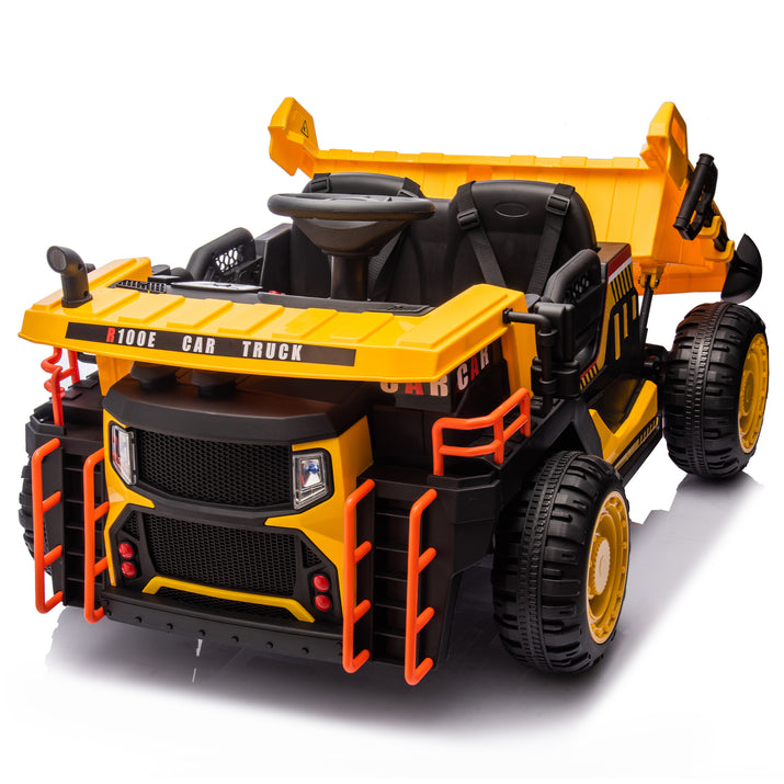 Kids 24V 2-Seater Ride On Car with Parental Control & 400W Motor on white background