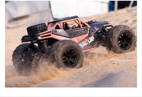 Kids 4WD RC car offroad buggy with 35KM/H high-speed drift and durable tires for racing on a dirt surface
