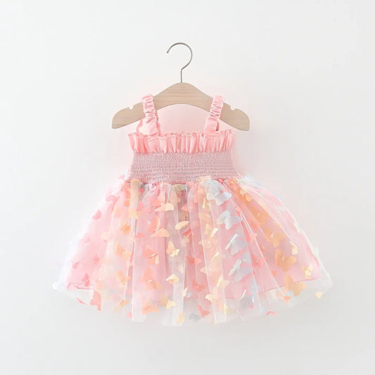 🦋 FlutterFairy™ Butterfly Wings Princess Dress for Girls 👗