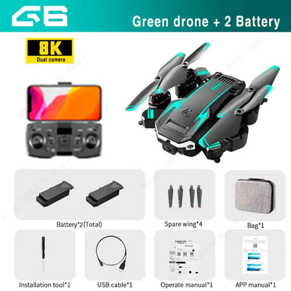 GPS Drone 8k Profesional HD Camera Obstacle Avoidance Aerial Photography Foldable Quadcopter - The Little Big Store