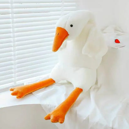 White Geese Plush Toy - The Little Big Store