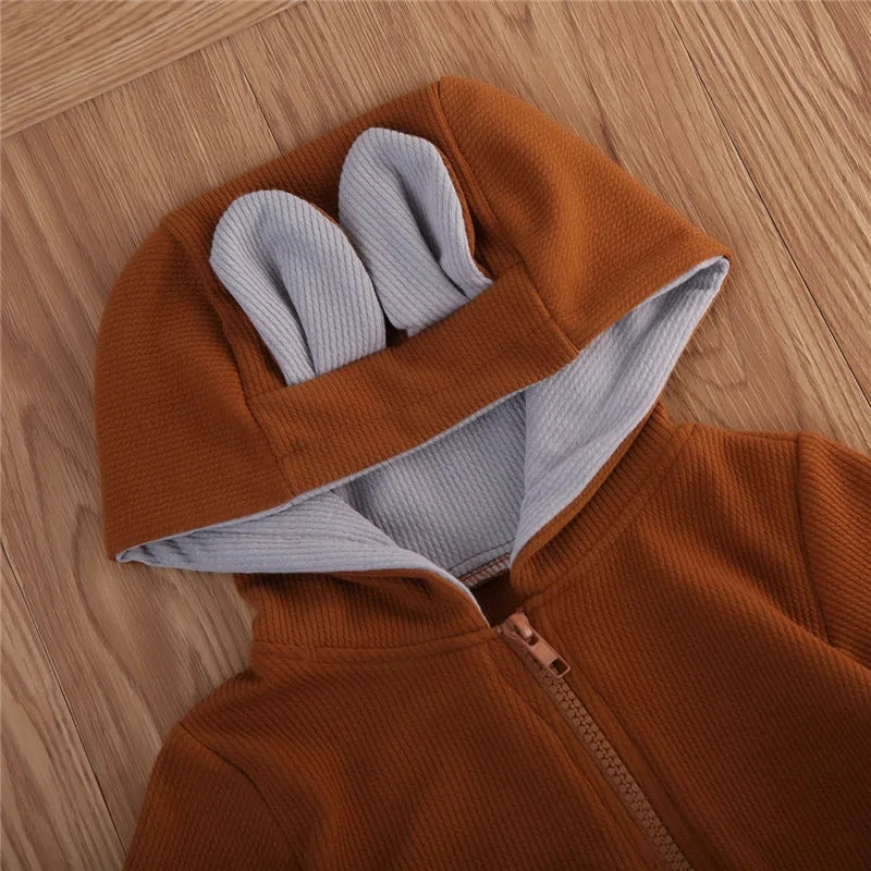 Baby Deer Hooded Jumpsuit - The Little Big Store