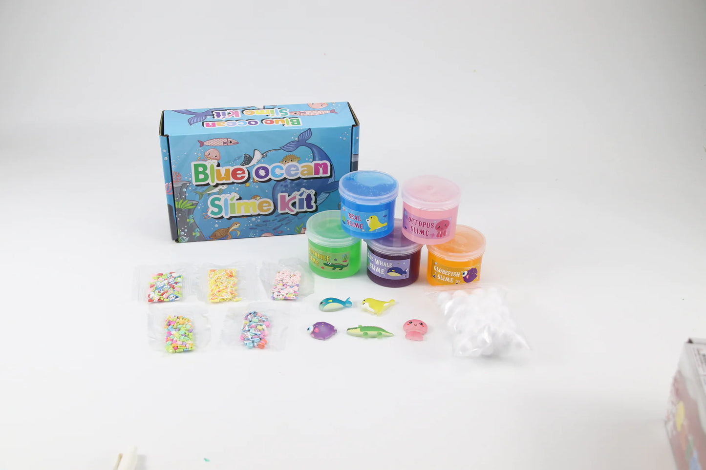 Ocean Crystal Mud Slime – Colorful Stress Relief Toy for Kids & Adults, Squishy Sensory Play for Fun, Relaxation & Anxiety Relief
