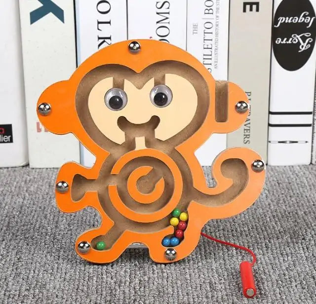 Baby Toy Wooden Roller Coaster - The Little Big Store