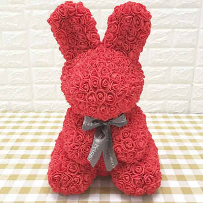 Rose Bunny Stuffed Toy - The Little Big Store