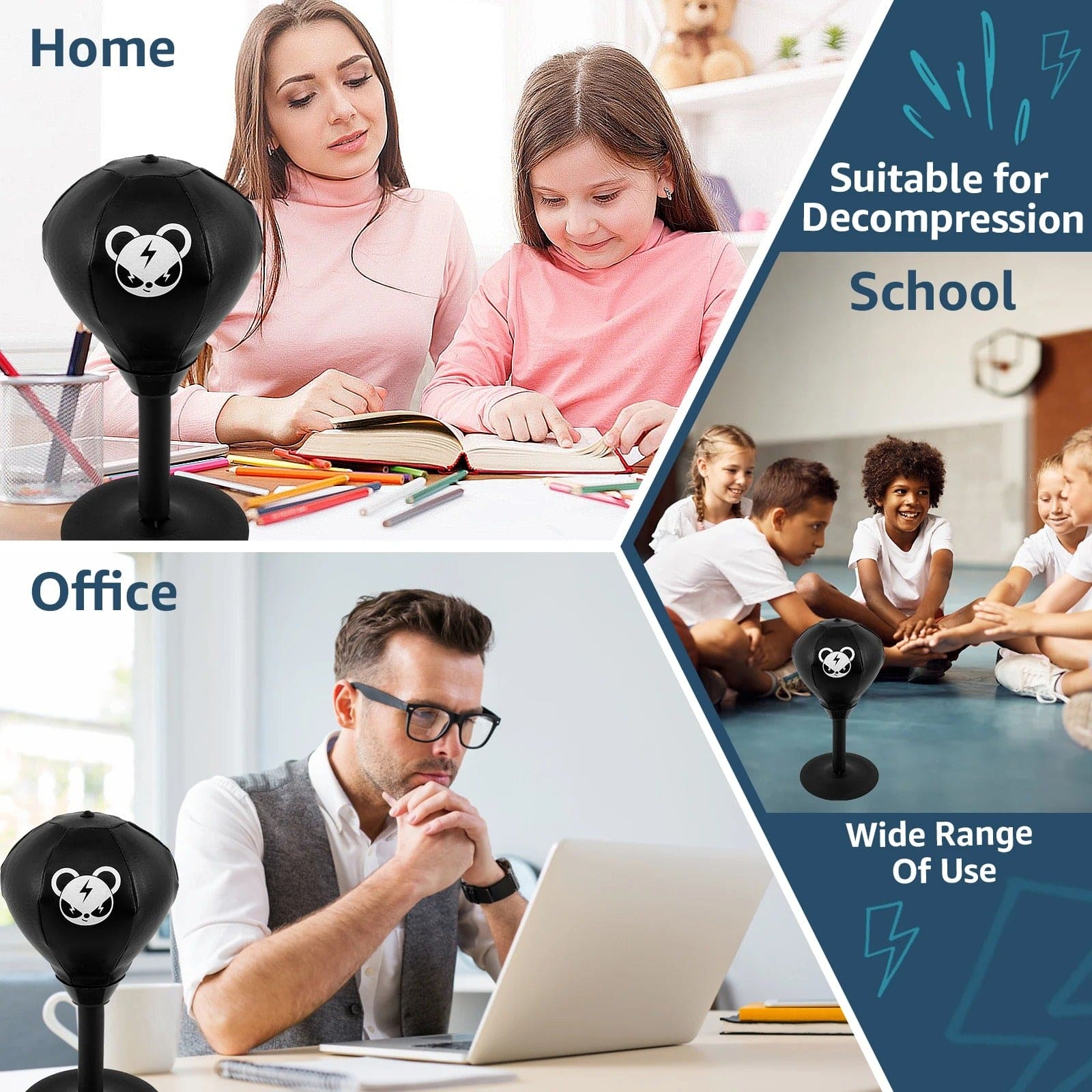 Desk Punching Stress Relief Ball - The Little Big Store