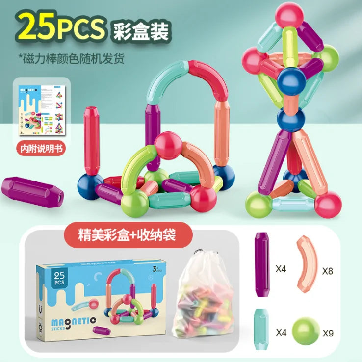 Magnetic Constructor Block Designer Toy Set