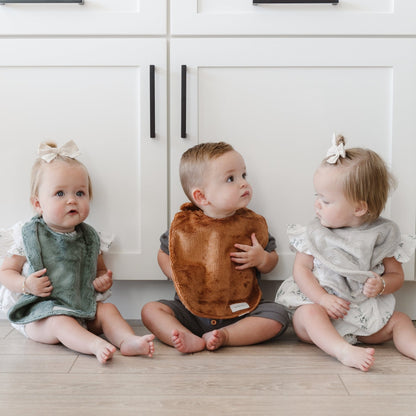 SnuggleSoft™ Minky Baby Bibs 3-Pack – Ultra-Soft, Absorbent & Stylish!