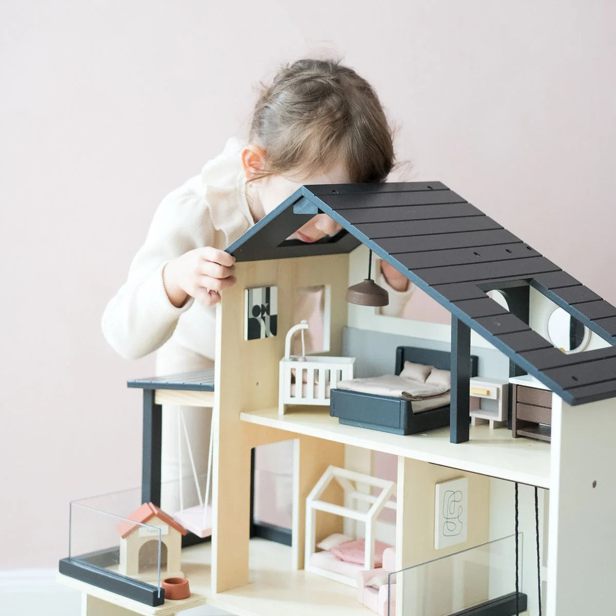 Tiny Land® Modern Family Dollhouse - The Little Big Store