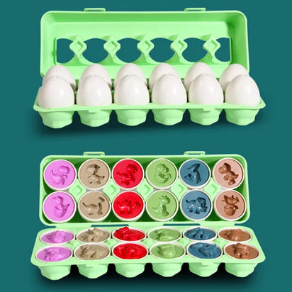 Matching Montessori Sensory Educational Eggs - The Little Big Store