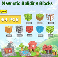 DIY Magnetic Building Blocks Set for Kids, Ages 3+ - The Little Big Store