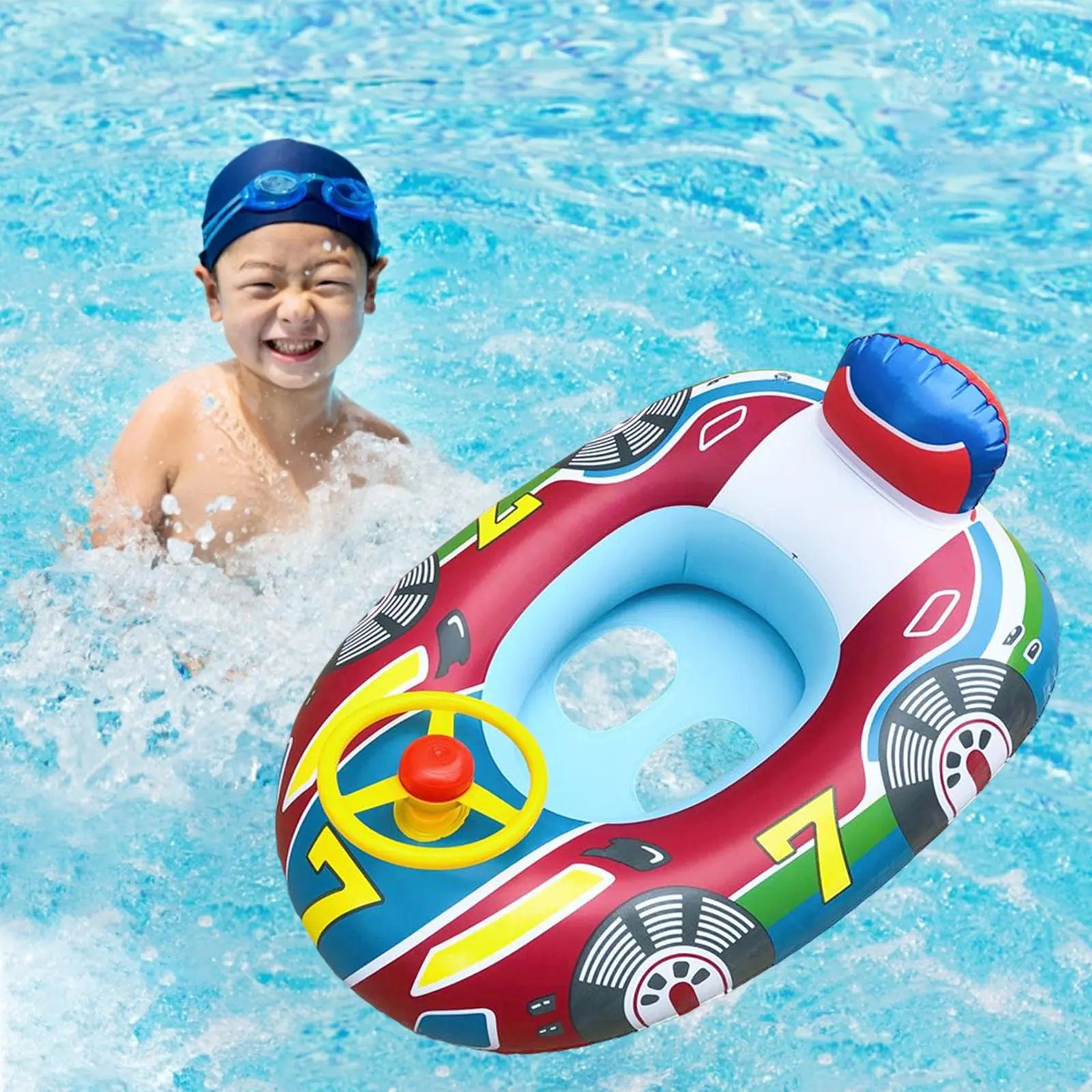 Kids UV Protection Two-Piece Swim Set with Zipper