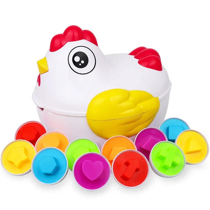 Matching Montessori Sensory Educational Eggs - The Little Big Store