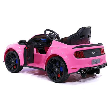 Ford Mustang GT Custom Edition 24V Kids Ride-On Car with R/C Parental Remote | Pink - The Little Big Store