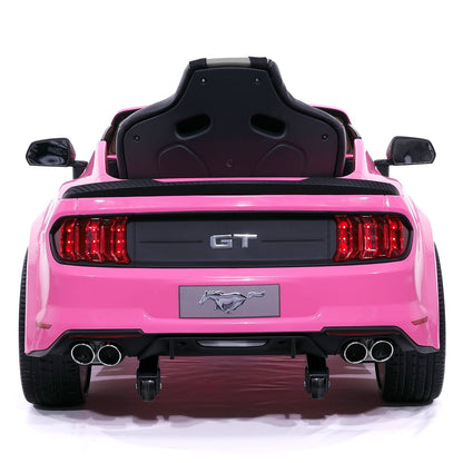 Ford Mustang GT Custom Edition 24V Kids Ride-On Car with R/C Parental Remote | Pink - The Little Big Store