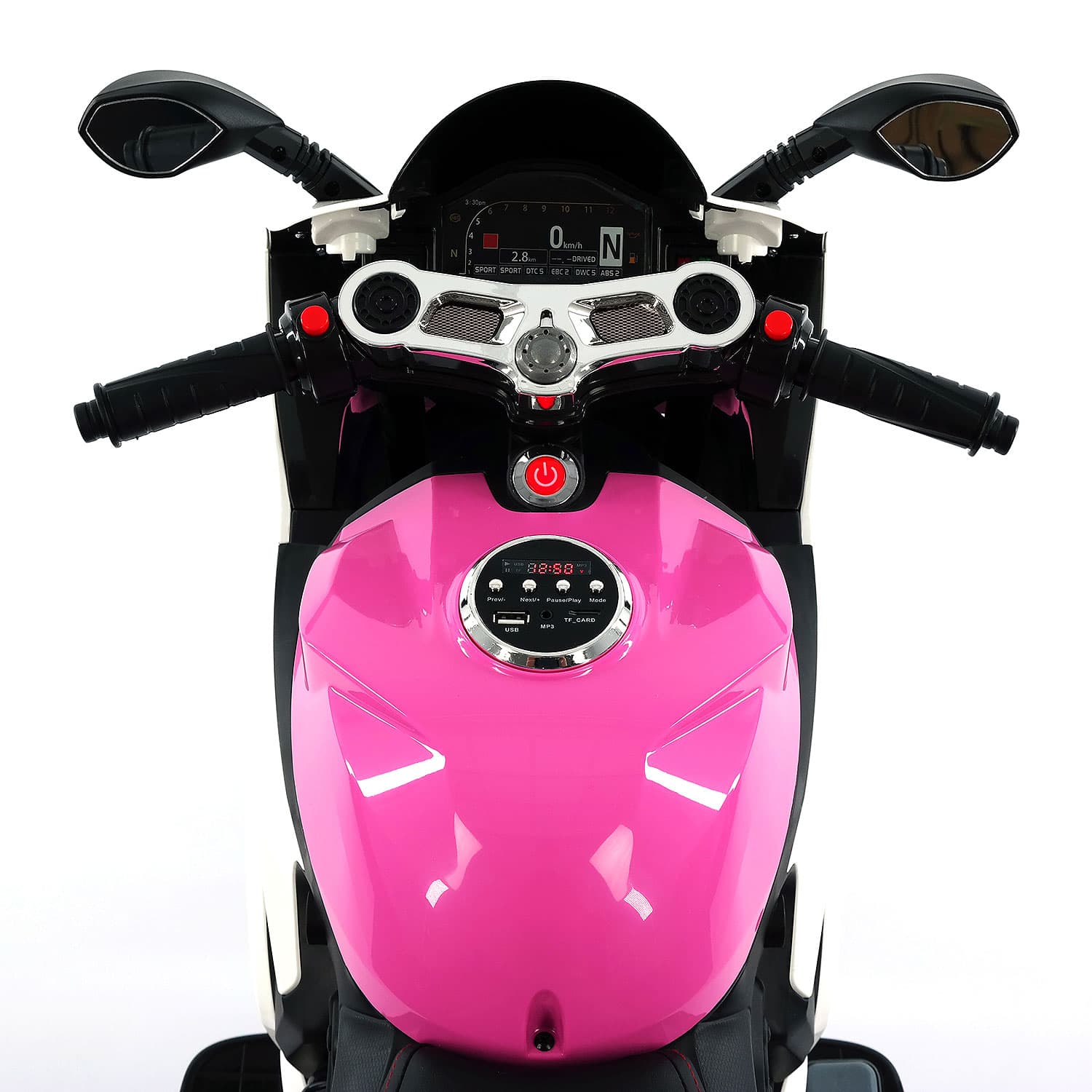 Street Racer 12V Electric Kids Ride-On Motorcycle | Pink - The Little Big Store
