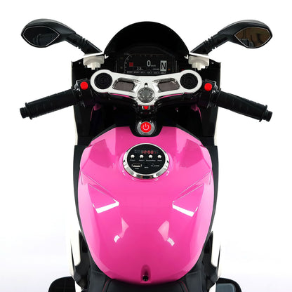 Street Racer 12V Electric Kids Ride-On Motorcycle | Pink - The Little Big Store