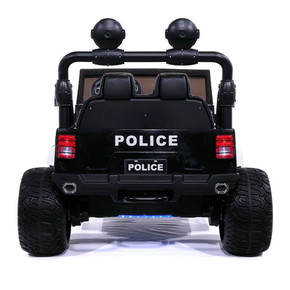 Trail Explorer 24V Kids Ride-On Car Truck with R/C Parental Remote | Police - The Little Big Store