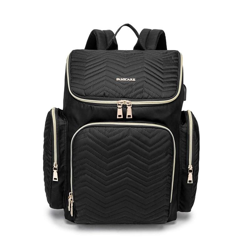 Smart Mom's Travel Companion: Large Capacity Baby Diaper Bag for On-the-Go Moms!