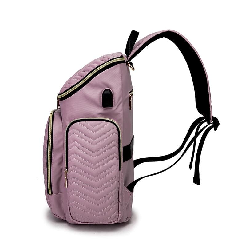 Smart Mom's Travel Companion: Large Capacity Baby Diaper Bag for On-the-Go Moms!