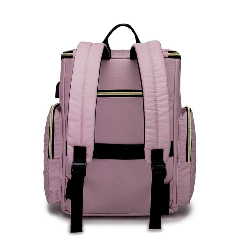 Smart Mom's Travel Companion: Large Capacity Baby Diaper Bag for On-the-Go Moms!