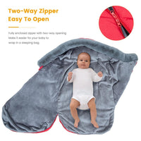 Winter Sleeping Bags Envelope Newborn Baby Stroller Sleepsack Hooded - The Little Big Store