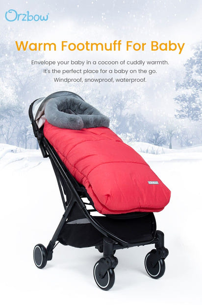 Winter Sleeping Bags Envelope Newborn Baby Stroller Sleepsack Hooded - The Little Big Store