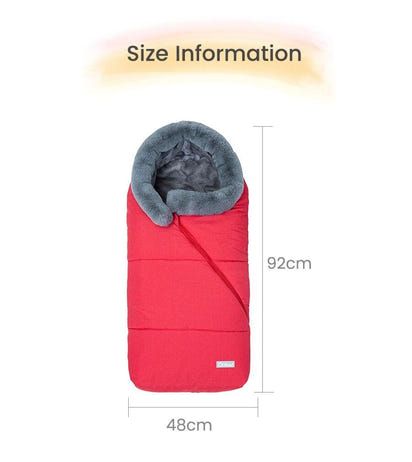 Winter Sleeping Bags Envelope Newborn Baby Stroller Sleepsack Hooded - The Little Big Store